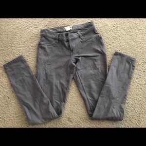 Grey skinny pants